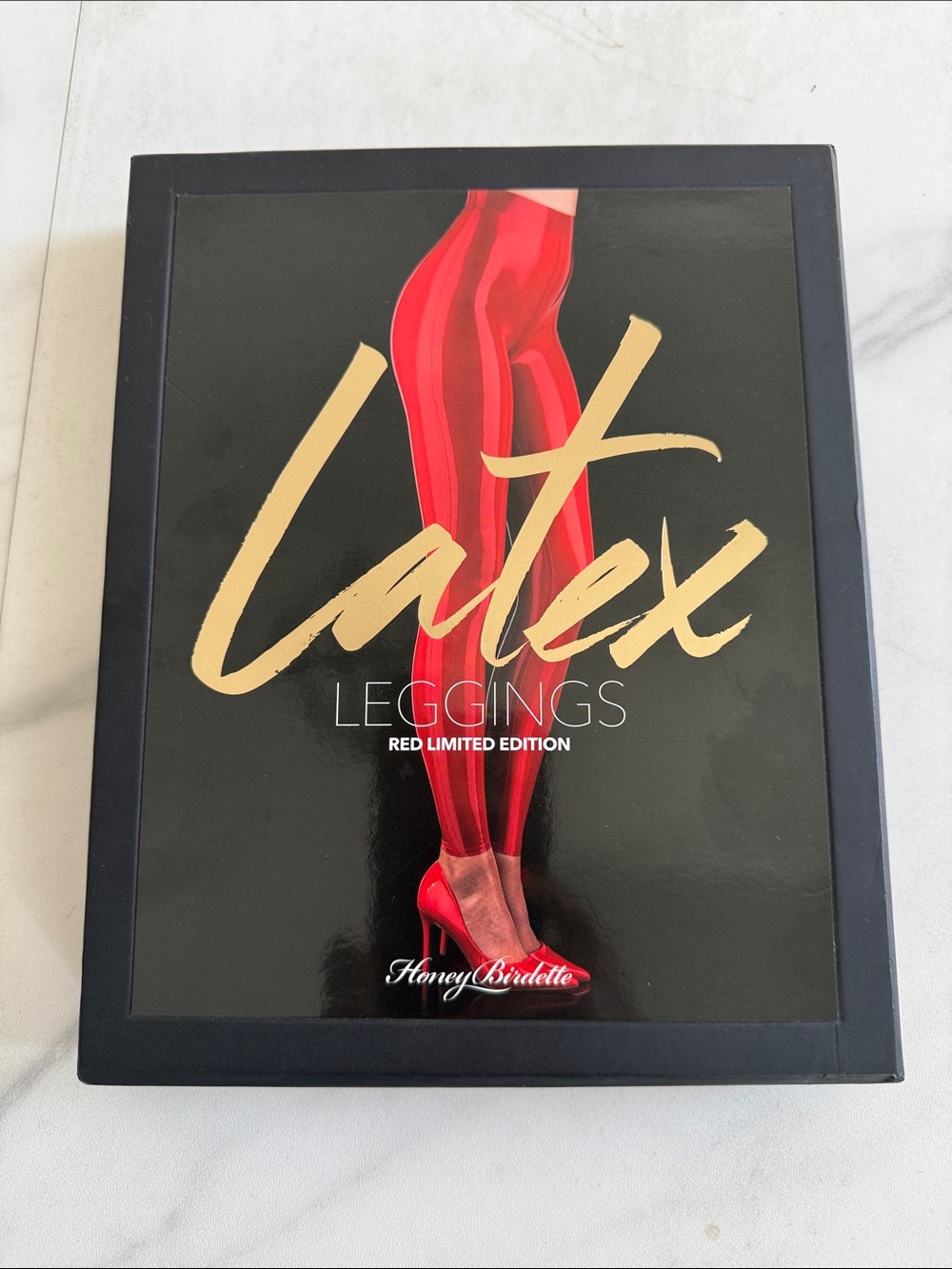 Honey Birdette Red Latex Leggings